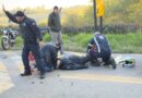 Motociclista fratura perna na rodovia Cônego Cyríaco
