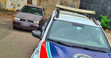 Carro é recuperado pela Guarda