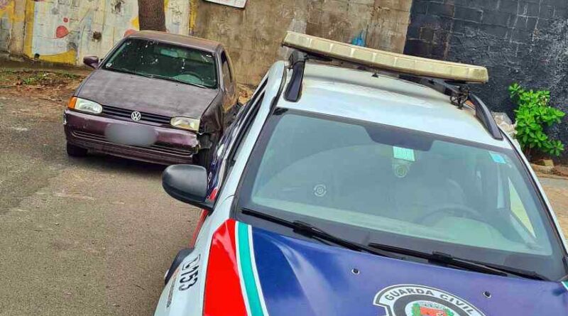 Carro é recuperado pela Guarda