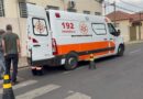 Carro e moto batem no Centro