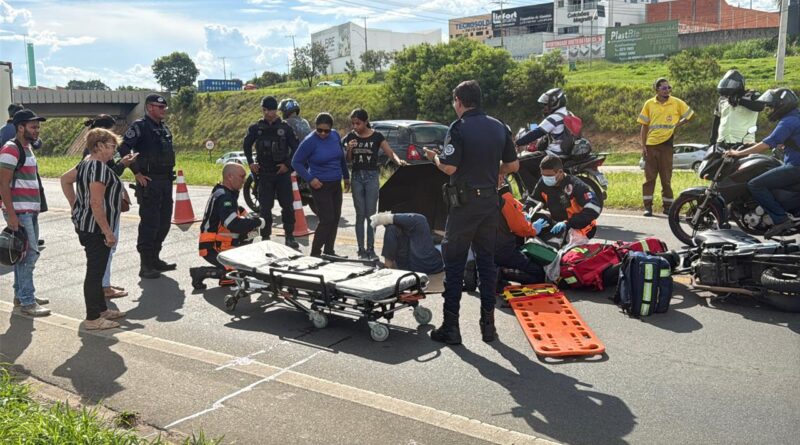 Mulher tem o pé arrancado em acidente na marginal da SP-75