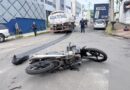 Motociclista morre ao bater na lateral de caminhão no Distrito Industrial