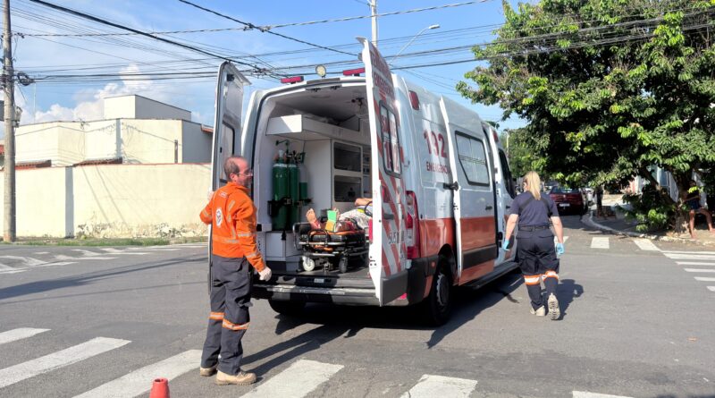 Idoso se fere em queda de bicicleta no Morada do Sol