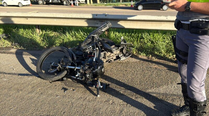 Motociclista morre em acidente na SP-75