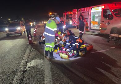 Acidente mata mãe e deixa filho em estado gravíssimo na SP-75