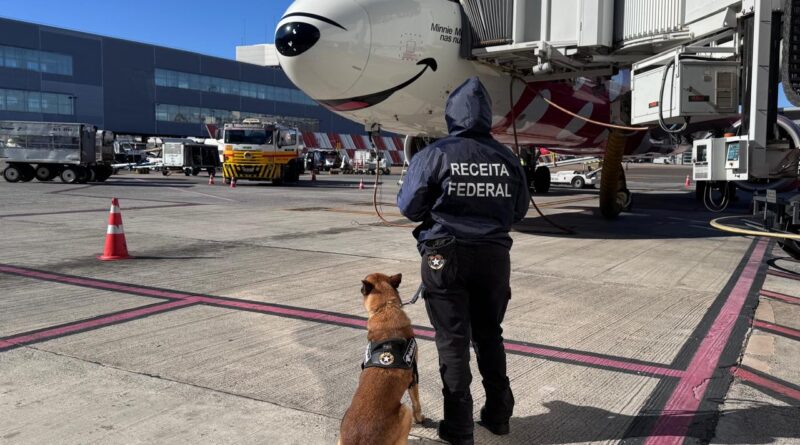 Receita apreende 1 tonelada de produtos para emagrecer em Viracopos