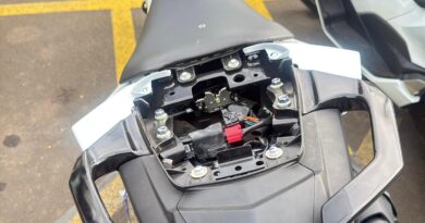 Motos são furtadas na beira da SP-75