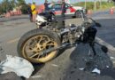Motociclista fica gravemente ferido em acidente com van na Lix da Cunha