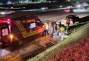 Motociclista fica ferido após colisão na Rodovia Santos Dumont em Indaiatuba