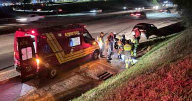 Motociclista fica ferido após colisão na Rodovia Santos Dumont em Indaiatuba