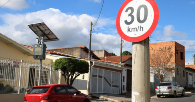 Prefeitura instala lombada eletrônica na Jerônimo Perucci