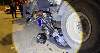 Motociclistas ficam feridos em acidentes