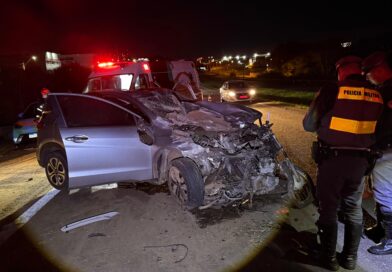 Motociclista morre atingido por carro na traseira na SP-75