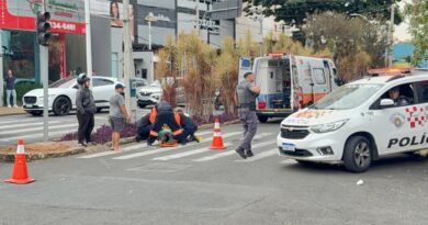 Acidente envolvendo três motocicletas deixa três feridos na Itororó