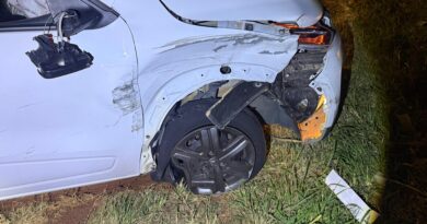 Motorista perde controle e bate contra guard-rail na SP-75