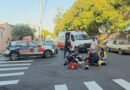 Moto e carro batem no Cecap